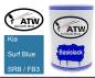 Preview: Kia, Surf Blue, SRB / FB3: 500ml Lackdose, von ATW Autoteile West.